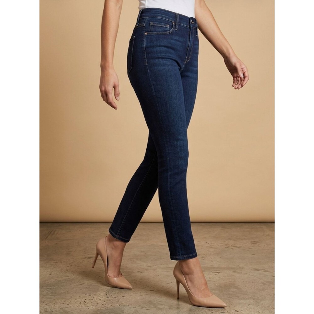 FRAME Le Skinny de Jeanne Jeans 27 Grove Street Dark Wash Slim Skinny Designer